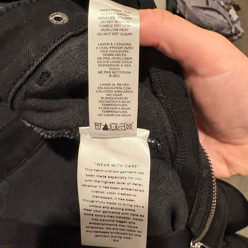 Good American Black Denim Jumpsuit - Picture 11 of 12